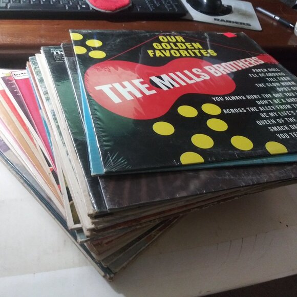 Nice lot of 25 Different Original 1950s 60s & 70s Records By The Mills Brothers